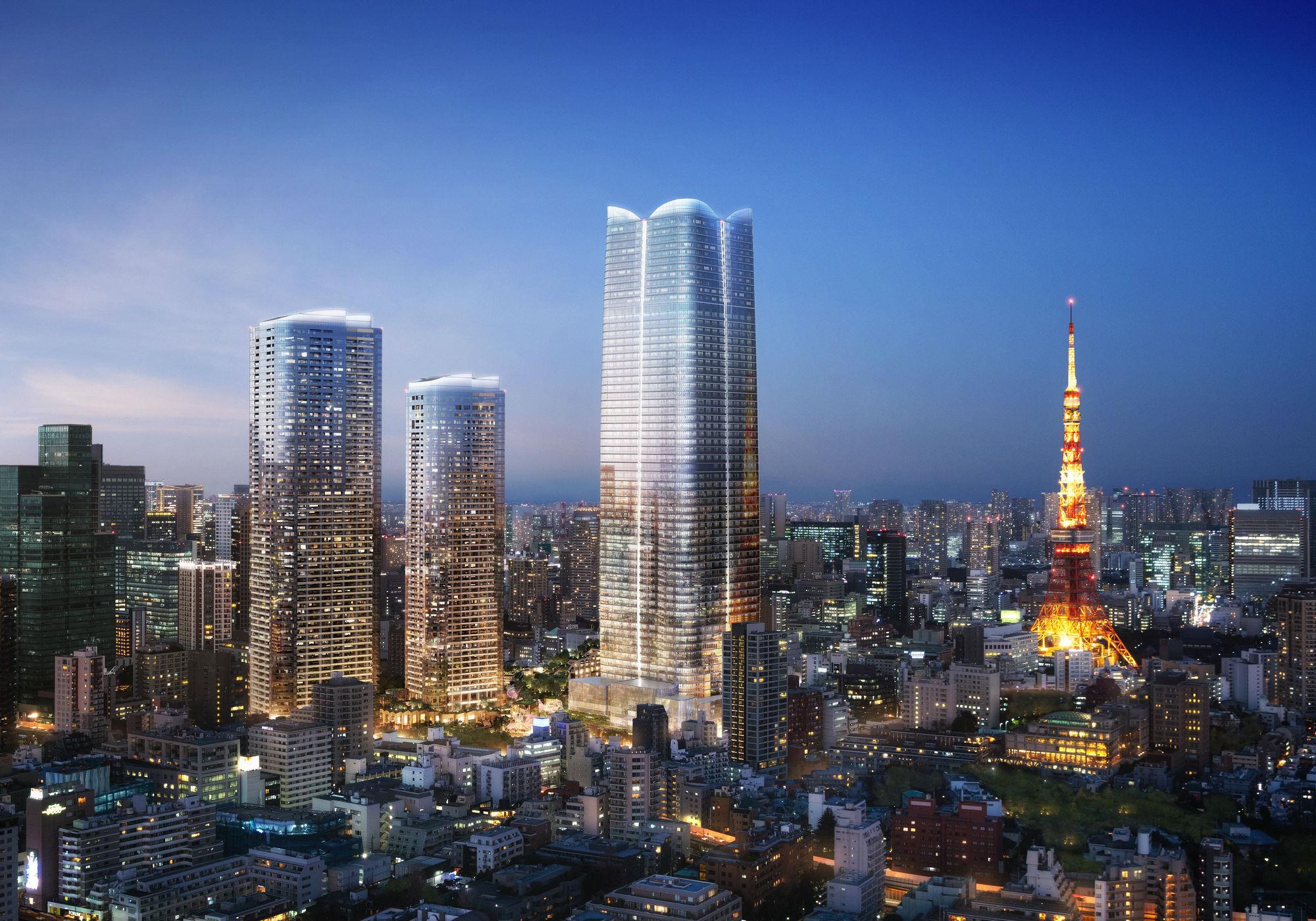 Pelli Clarke Pelli为东京市中心的重建设计了3座塔楼