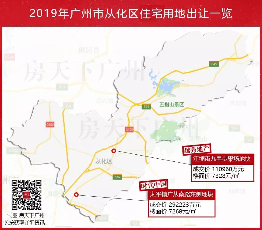 从化每年的宅地出让都给人一种不热不冷,平平淡淡的感觉,甚至是太平镇