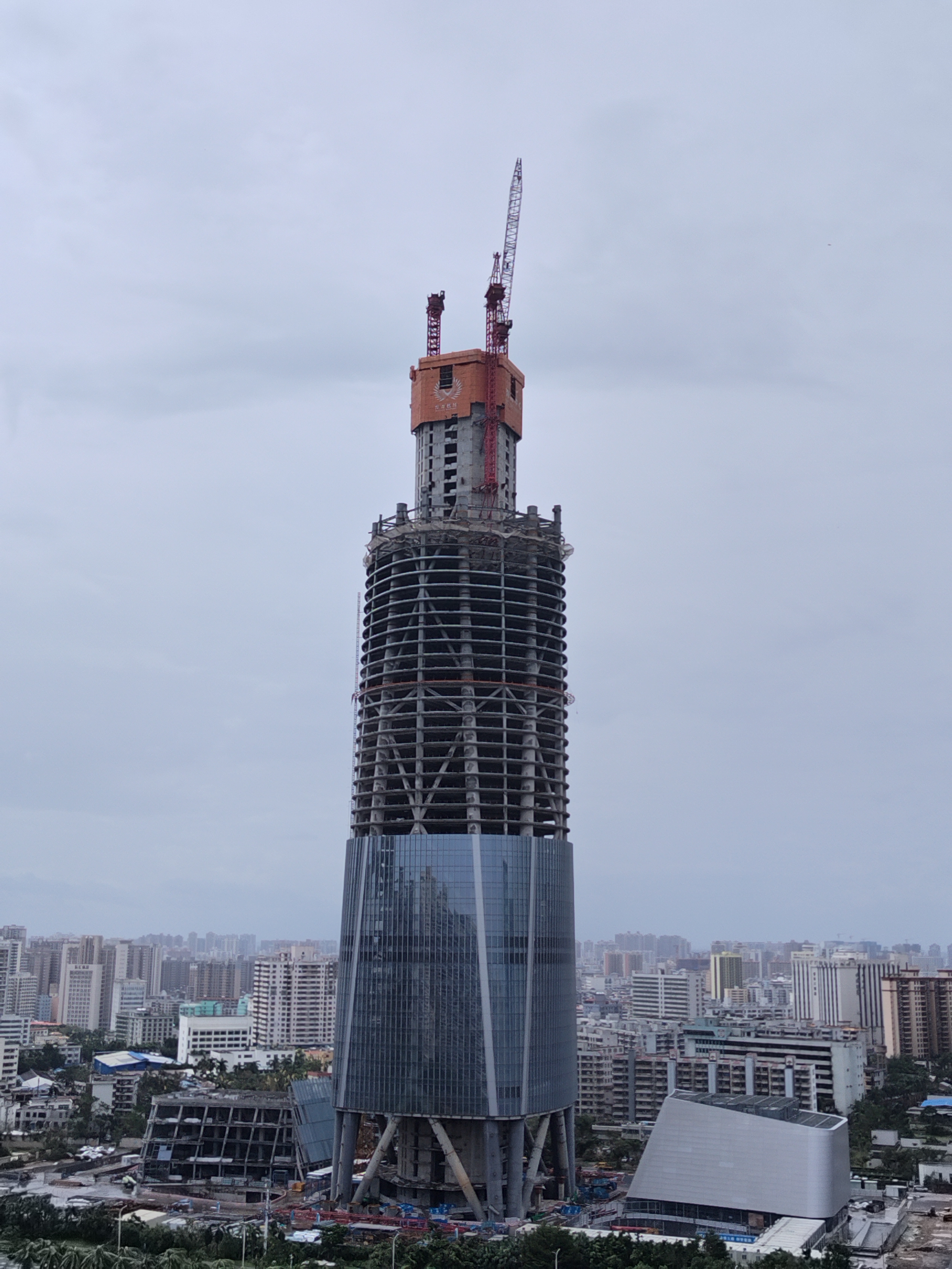 台风过后的海南中心项目（图为项目方提供）.jpg