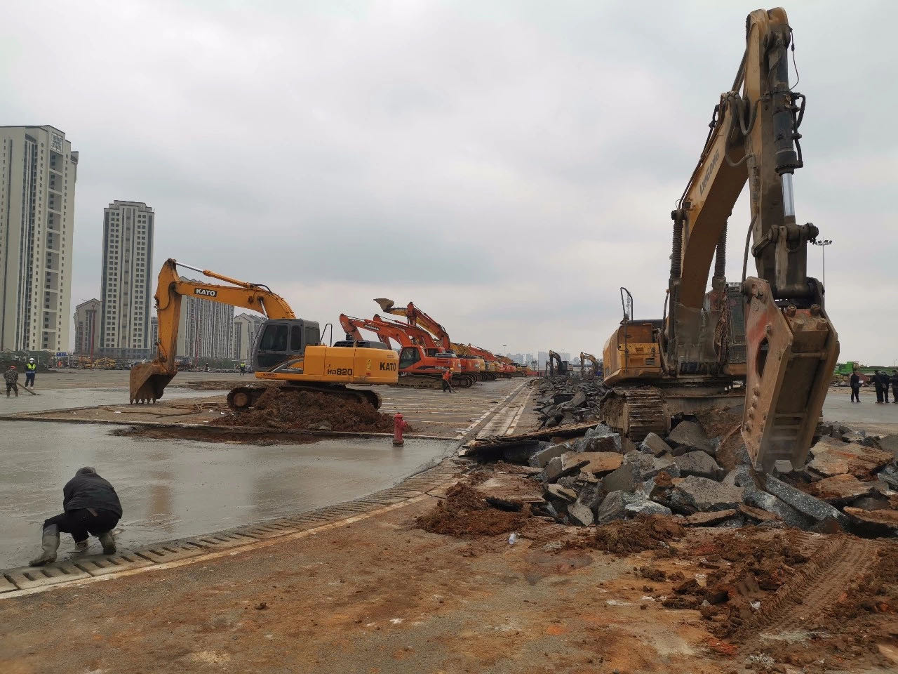 最新施工现场照片