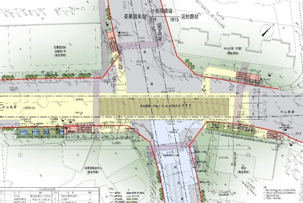 花果園兩大地鐵站堪比13個足球場超大地下城呼之欲出