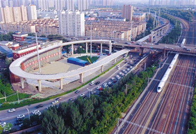 胜利大街揽军路跨铁路转体桥年底有望通车-中国房地产网沈阳站